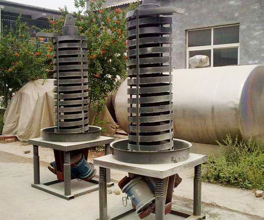 垂直提升機(jī)驅(qū)動(dòng)振動(dòng)電機(jī)安裝在輸送機(jī)的下部